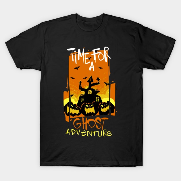 Time For A Ghost Adventure T-Shirt by Photomisak72